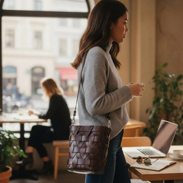 THE ZENOBIA BUCKET BAG thebagicon