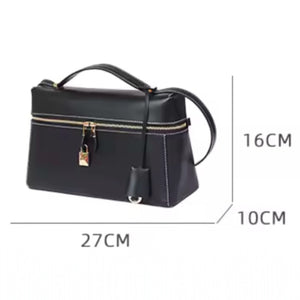 The Zelma Leather Bauletto Bag