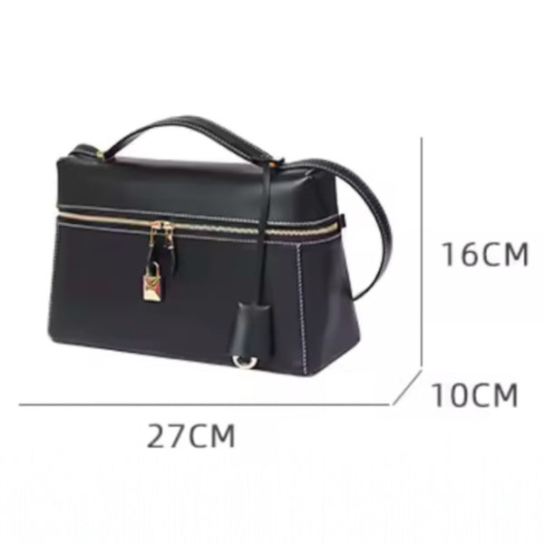 The Zelma Leather Bauletto Bag