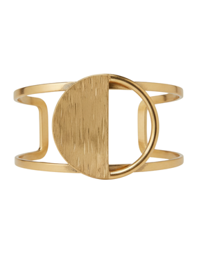 Mwezi Cuff – Handmade Brass Cuff
