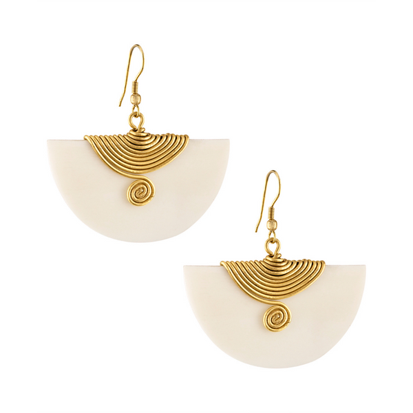 Nusu Earrings - KENDI AMANI