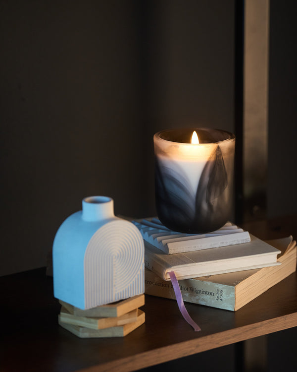 concrete compact vase