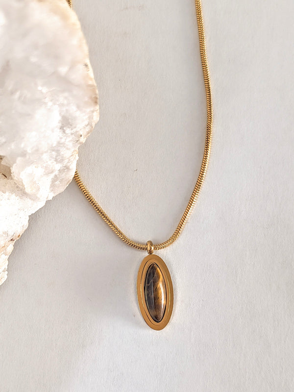 Mystic Tiger's Eye Pendant