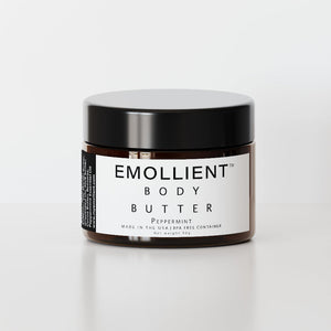Peppermint Body Butter by My Emollient handcrafted with seven organic ingredients