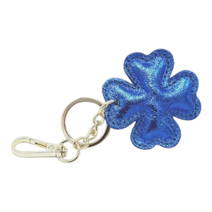 LEATHER CLOVER HANDBAG CHARM thebagicon