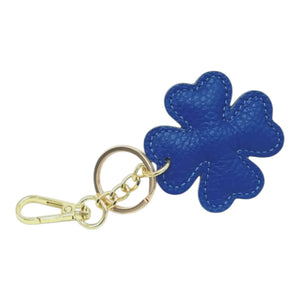 LEATHER CLOVER HANDBAG CHARM thebagicon