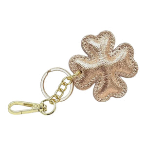 LEATHER CLOVER HANDBAG CHARM thebagicon