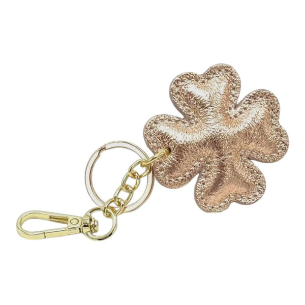 LEATHER CLOVER HANDBAG CHARM thebagicon