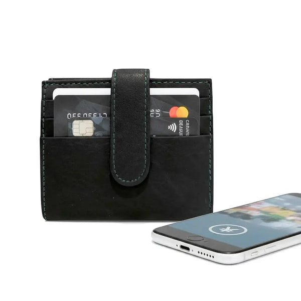 VINTAGE LEATHER CARD HOLDER thebagicon