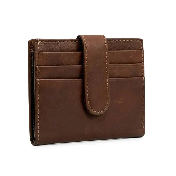 VINTAGE LEATHER CARD HOLDER thebagicon