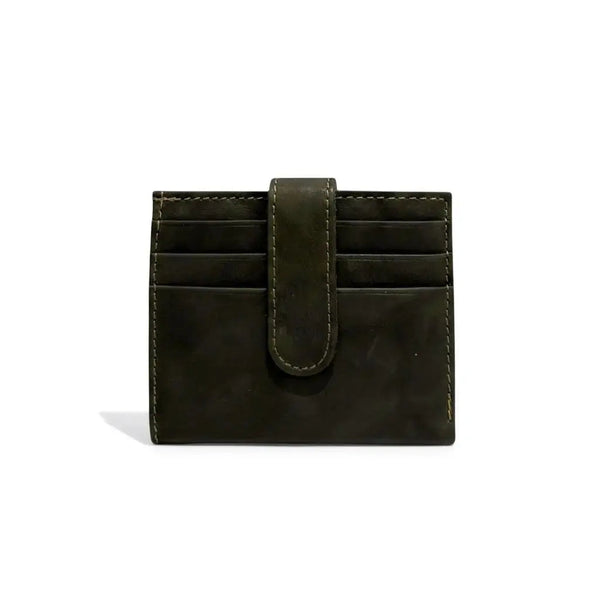 VINTAGE LEATHER CARD HOLDER thebagicon