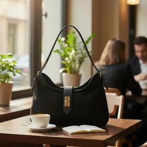 THE CLARA SUEDE SLOUCH BAG thebagicon