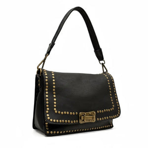 THE MAGGIE VINTAGE LEATHER SHOULDER BAG thebagicon