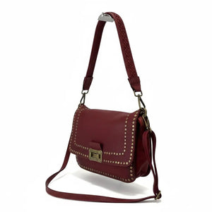 THE MAGGIE VINTAGE LEATHER SHOULDER BAG thebagicon