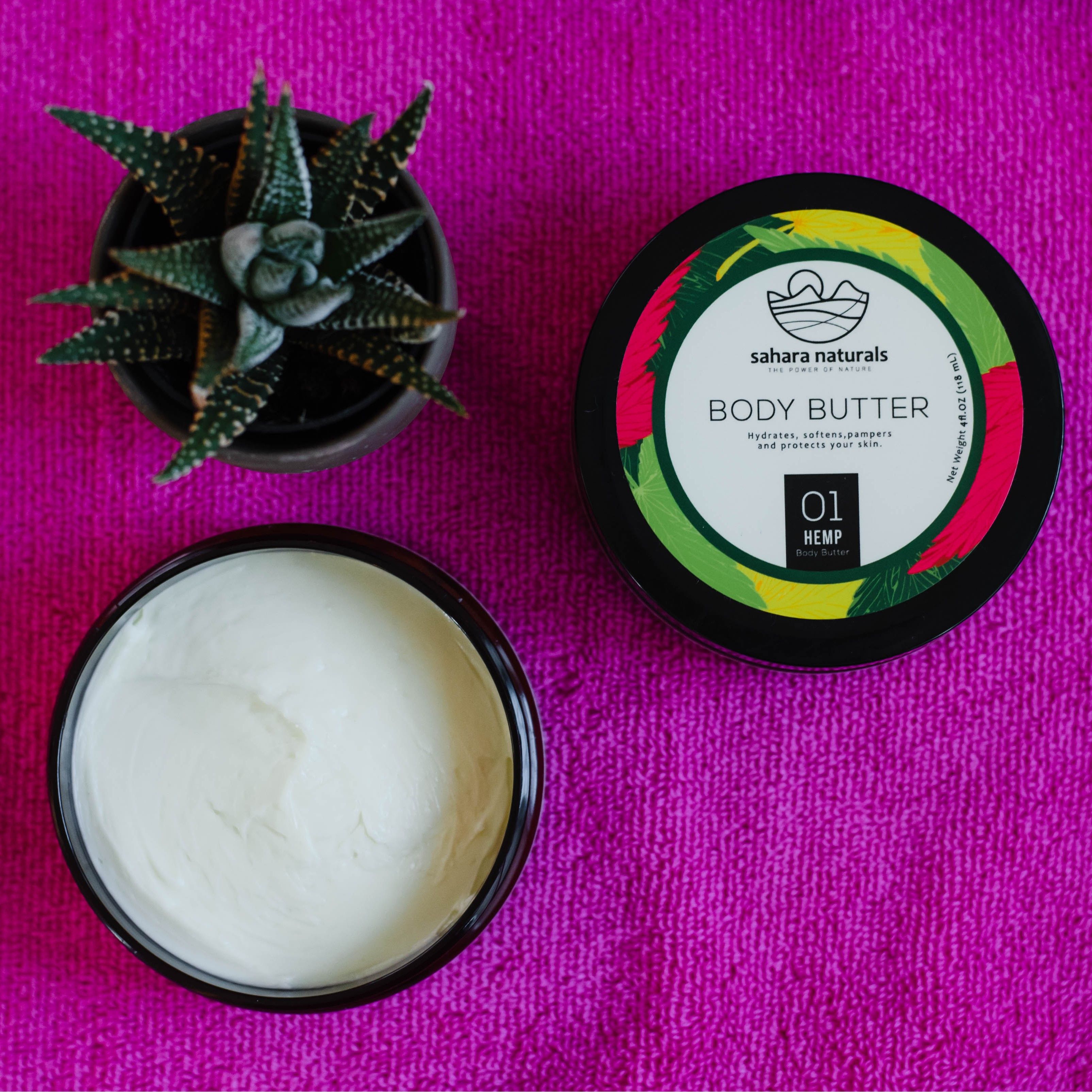 Hemp Body Butter - Moisturize & Heal Dry Skin | Sahara Naturals®