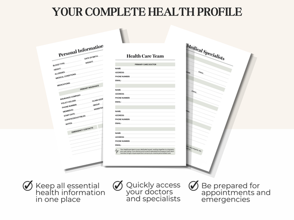 Medical Planner-Strength Through Resilience (Black)