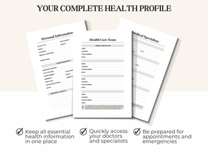 Medical Planner - Strength Through Growth (Green)