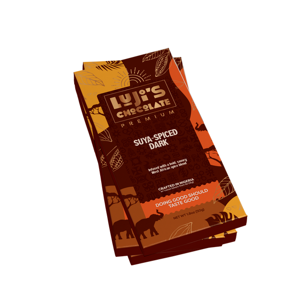Suya Spiced Dark Chocolate (4-pack)