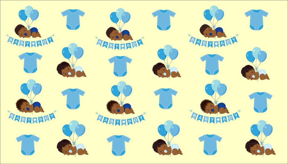 Welcome Baby Boy Gift Wrap
