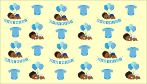 Welcome Baby Boy Gift Wrap