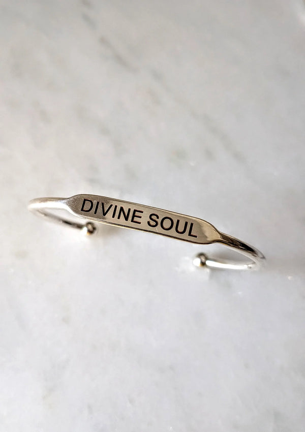 Silver Affirmation Bangles