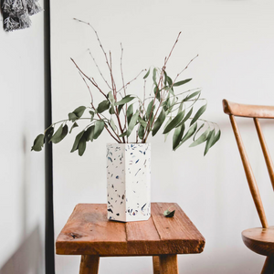 Terrazzo Recycled Shell Vase