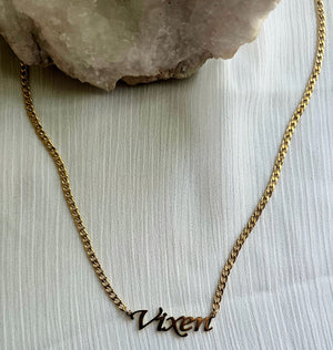 "Vixen" 18K Gold Plated Necklace