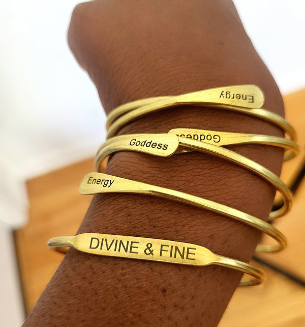 Divine & Fine Affirmation Bangle
