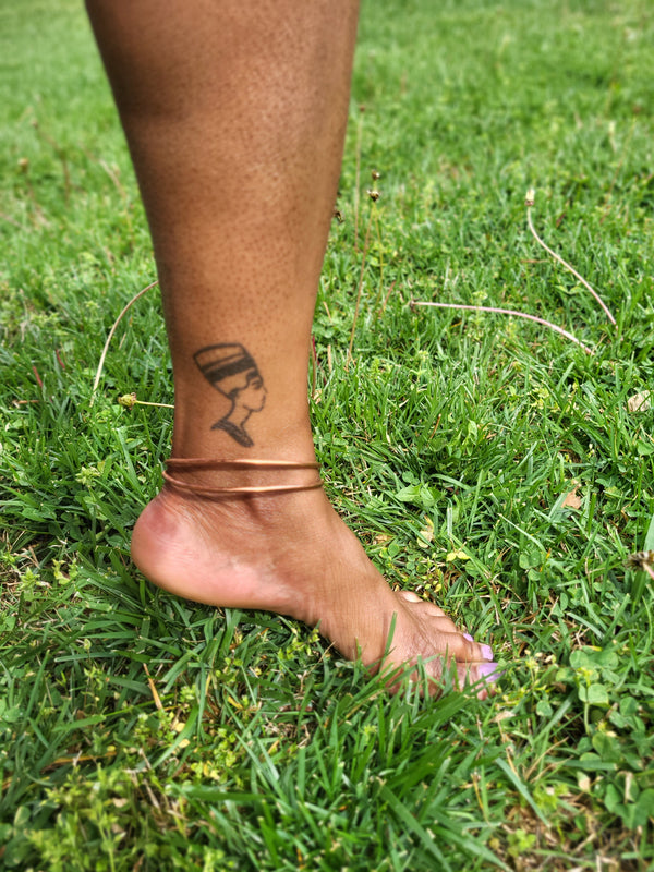 Pure Copper Ankle Bangle