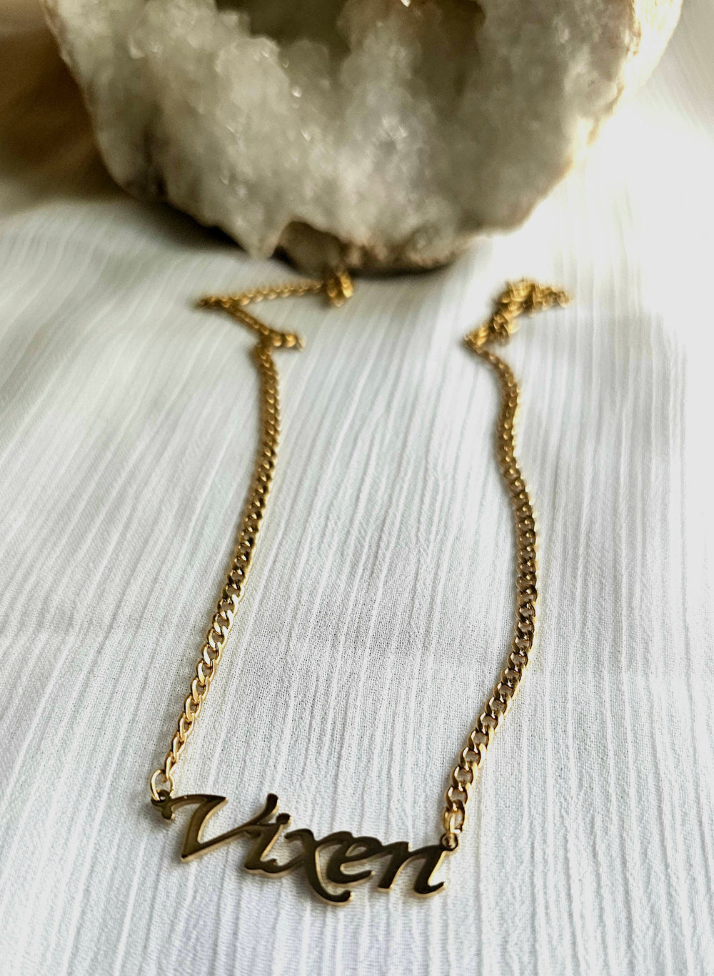 "Vixen" 18K Gold Plated Necklace