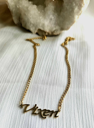 "Vixen" 18K Gold Plated Necklace