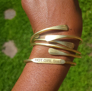 Hot Girl Shit Affirmation Bangle