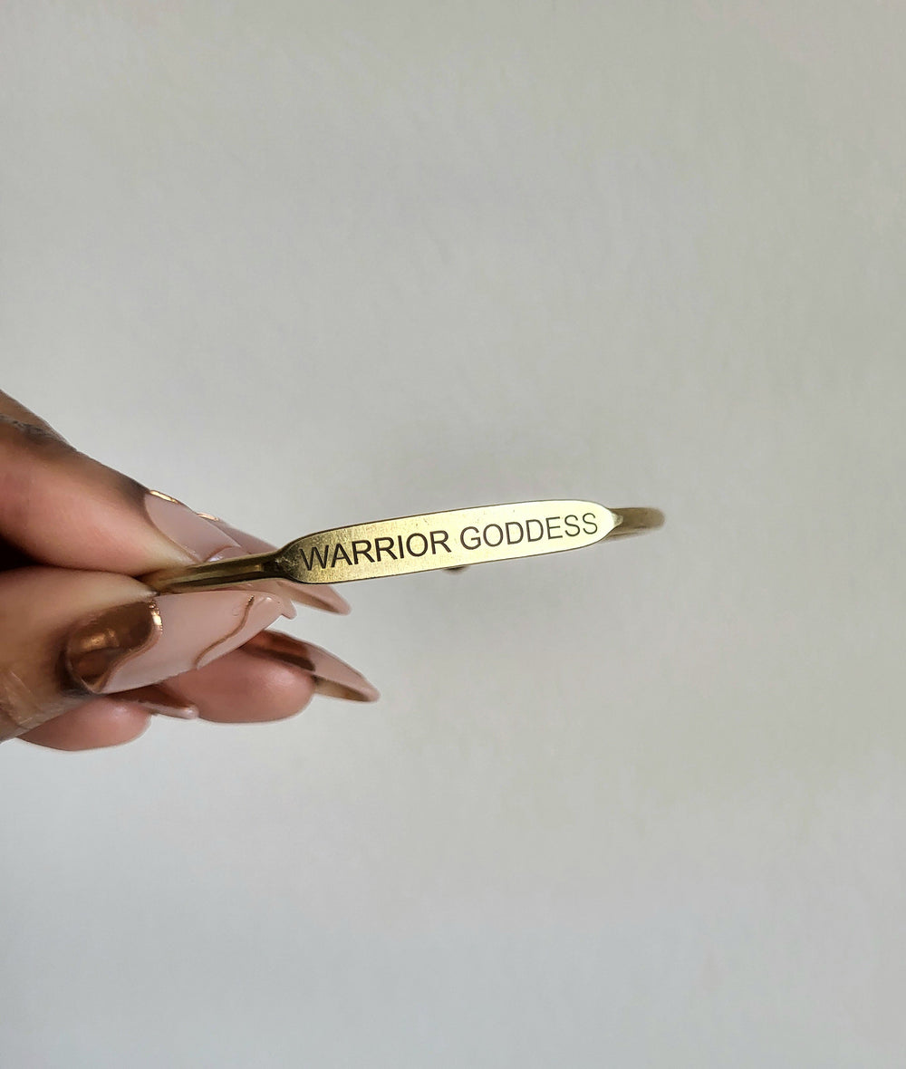 Warrior Goddess Affirmation Bangle