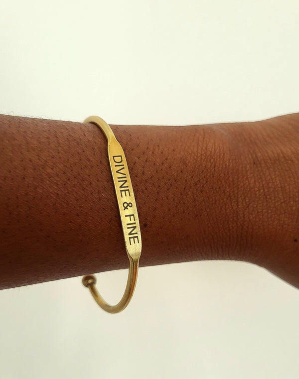 Divine & Fine Affirmation Bangle