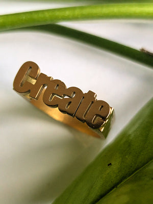 CREATE Gold Ring