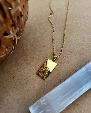 18K Gold Plated "Made of Magic" Pendant