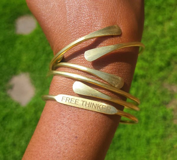 Free Thinker Affirmation Bangle