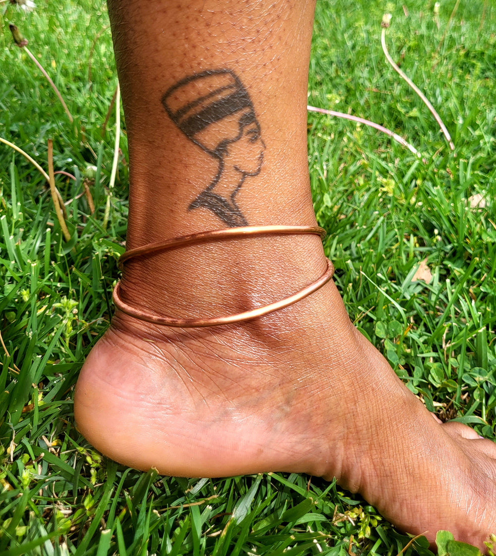 Pure Copper Ankle Bangle