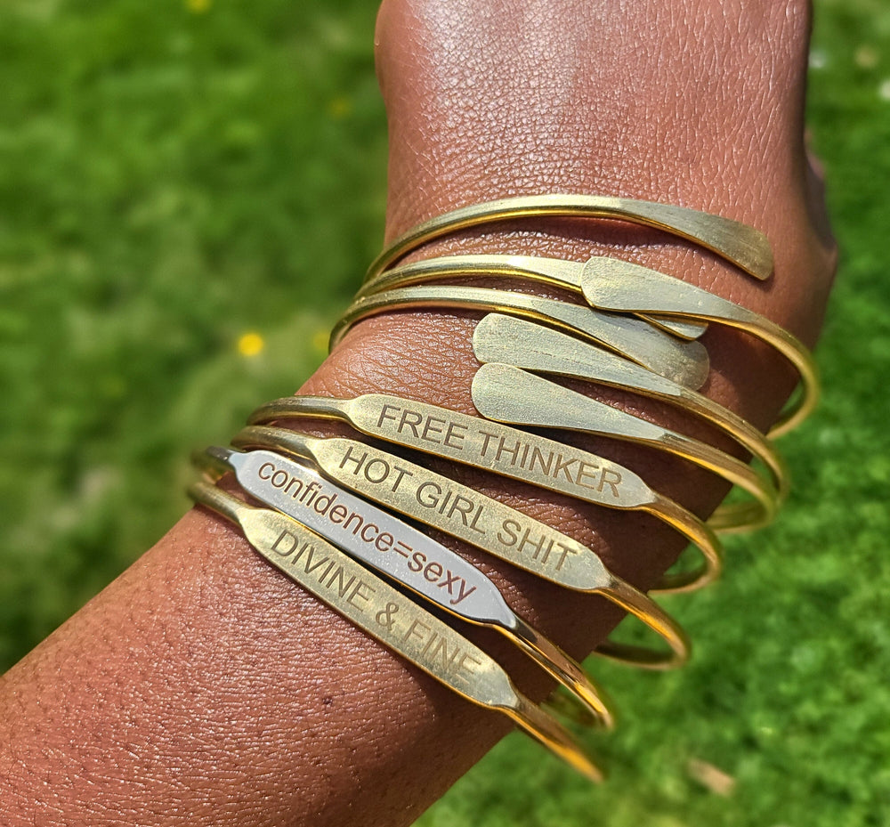 Free Thinker Affirmation Bangle