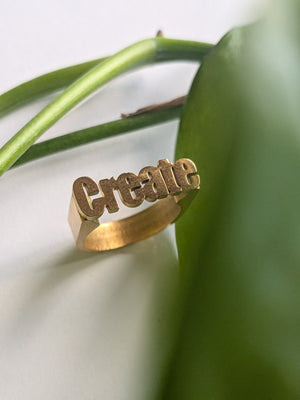 CREATE Gold Ring