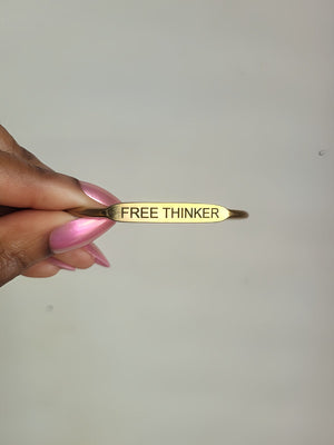 Free Thinker Affirmation Bangle