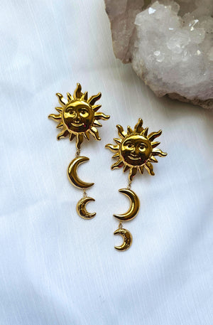 "The Original Sun" Dangle Earrings