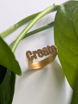 CREATE Gold Ring