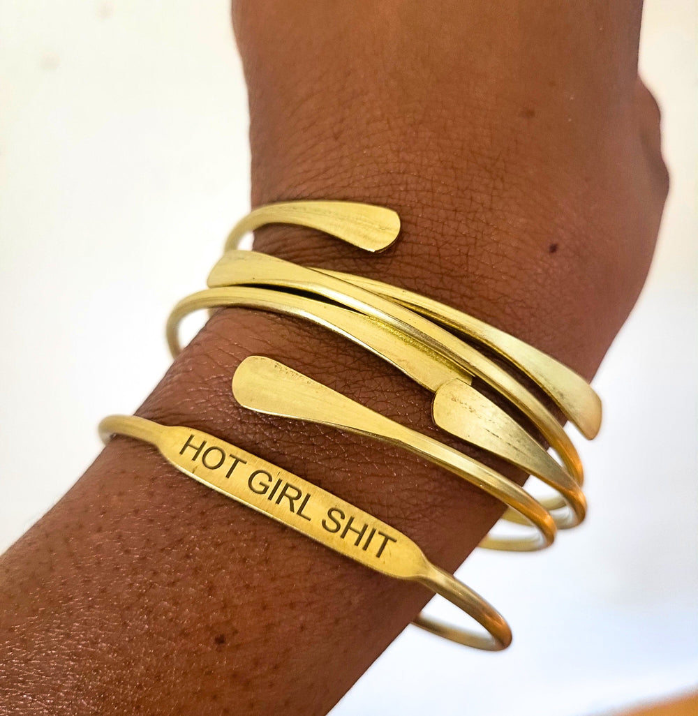 Hot Girl Shit Affirmation Bangle