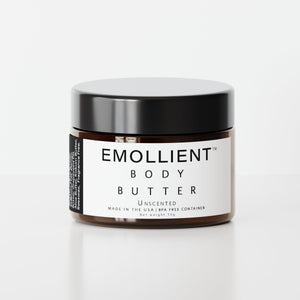 Unscented body butter for dry, sensitive skin