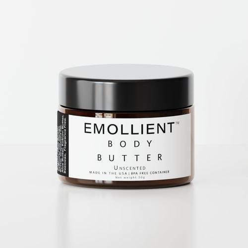 Unscented body butter for dry, sensitive skin