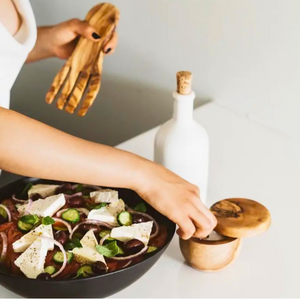 Olive Wood Serving Hands, Set of 2